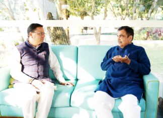 देहरादून-दिल्ली एलीवेटेड रोड निर्माण में तेजी लाये जाने के लिये जताया आभार