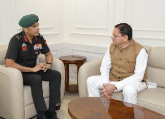 मुख्यमंत्री धामी के नेतृत्व में उत्तराखण्ड में एनसीसी को मिलेगा विस्तार, लेफ्टिनेंट जनरल वीरेन्द्र वत्स ने रखी भावी योजनाओं की रूपरेखा